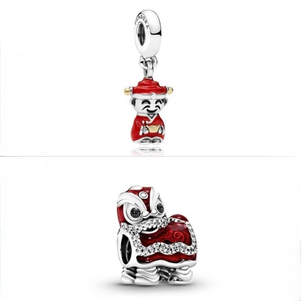 Pandora Authentic Asian Theme Charms (Bundle of 2 for the price of 1)